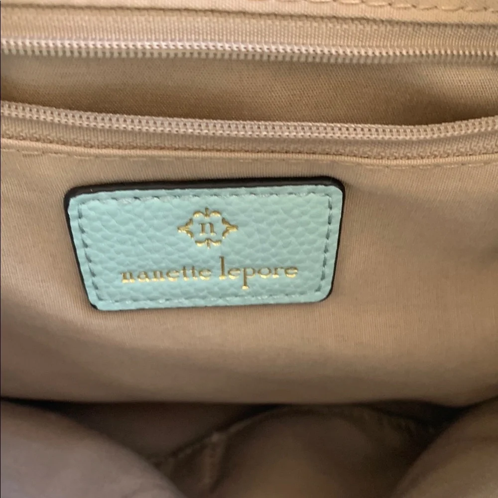 Nanette Lepore Blue Crossbody Bag with Adjustable Strap. Vegan. - Picture 3 of 4